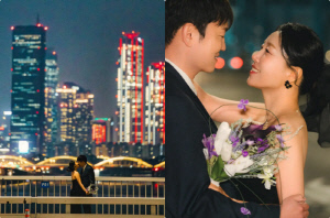 '결혼 발표' 박은영, 훈남 ♥예비남편 최초 공개..진한 입맞춤 '설렘 가득'