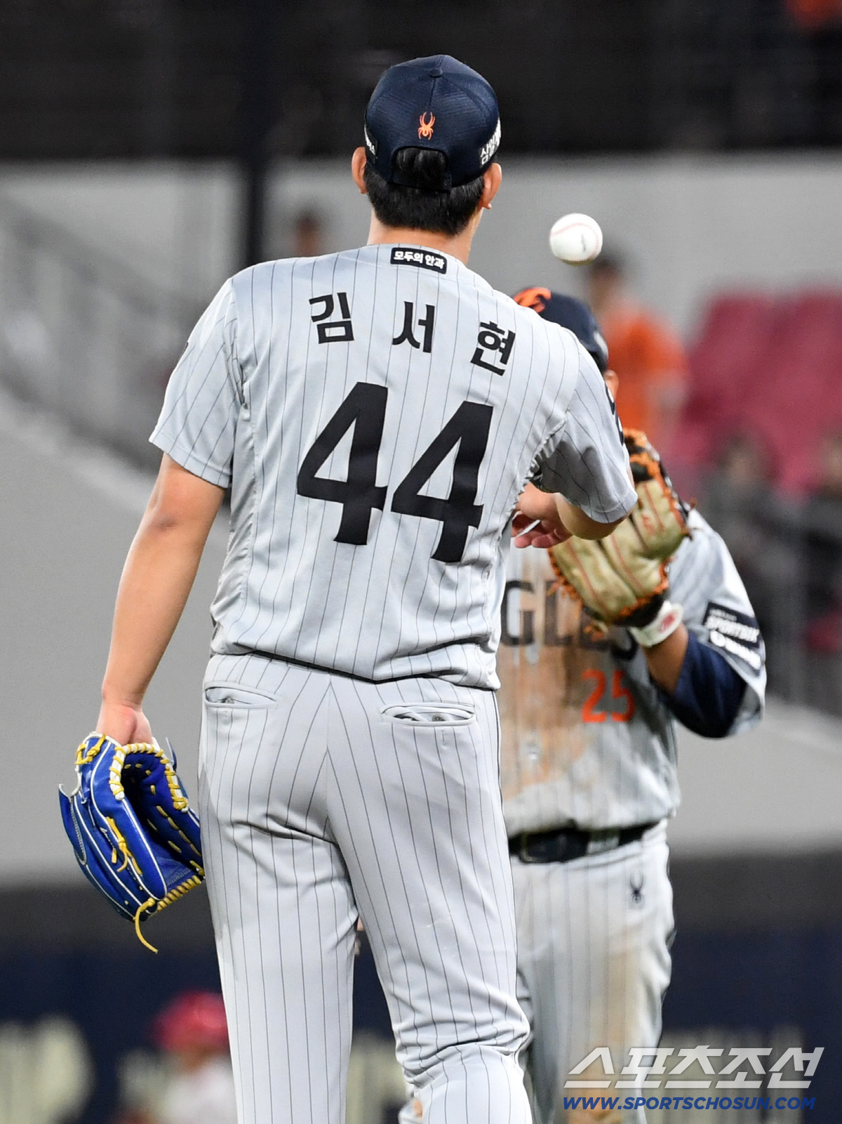 7일 광주 기아챔피언스필드에서 열린 KIA와 한화의 경기. 9회말 무사 만루 한화 김서현이 마운드에서 내려가고 있다. 광주=박재만 기자 pjm@sportschosun.com/2026.05.07/