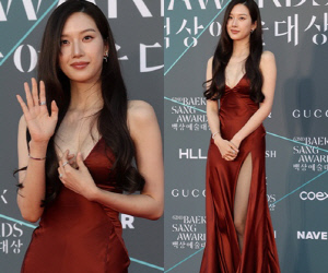 '최우수상' 문가영, 또 파격 노출..깊게 파인 드레스에 타투까지 '백상 여신' (백상예술대상)