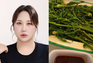 ‘32kg 감량’ 풍자, ‘뼈말라’ 근황..풀만 가득한 식단 “샐러드 대신 두릅”