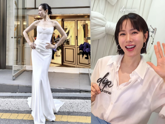 '현빈♥' 손예진, 운동+식단으로 '뼈말라' 된 근황.."저 멋진가요?"