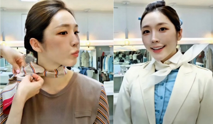 대한항공 출신인데 아시아나도 찰떡…성해은, 유니폼 갈아입자 “현직 같다”