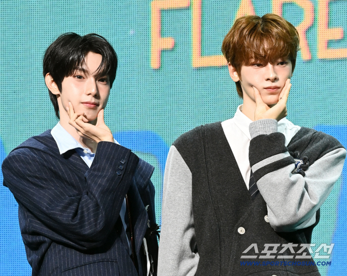 [SC현장] "추구미 악뮤"…강우진-최립우, '보플2'→FNC 플레어유 희귀 듀오 데뷔(종합)