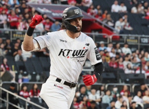 '1위 넘보지마' 싹쓸이! 또 싹쓸이! 제대로 미쳤다, 시즌 한 경기 최다 득점 깼다[수원 리뷰]