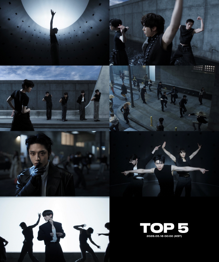 제베원, '톱5' MV 티저 공개…완성형 퍼포먼스 '절제된 세련미'