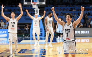 KCC '슈퍼팀' 허훈 최준용 송교창 대표팀 대거 승선. 단 부상변수가 도사린다. 송교창 발목수술 농후 최준용 허훈 몸상태 심상치 않다.