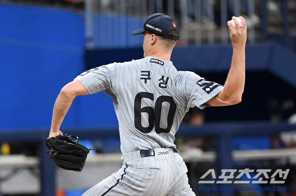 14일 서울 고척스카이돔에서 열린 키움과 한화의 경기. 한화 쿠싱이 역투하고 있다. 고척=박재만 기자 pjm@sportschosun.com/2026.05.14/