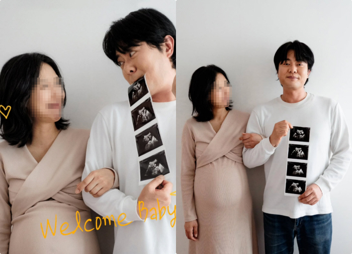 '돌싱파파' 22기 영식, 재혼 4개월 만에..♥아내와 만삭화보 "곧 나올 아가를 축복하며"