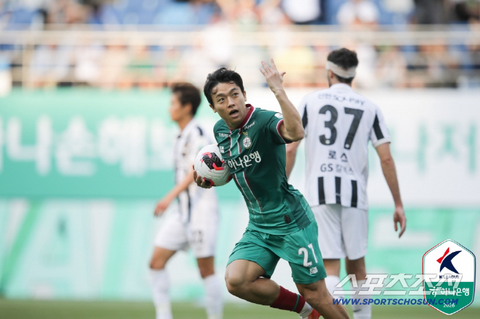 "안데르손 부활포→이승모 결승골" 서울,대전에 2-1승! 선두 질주...'정재희 분투' 대전 3연패[K리그1 리뷰]