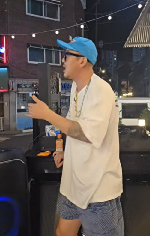 이하늘 곱창집 또 경찰 등장..“현장 확인한 뒤 철수. 오해로 인한 것”