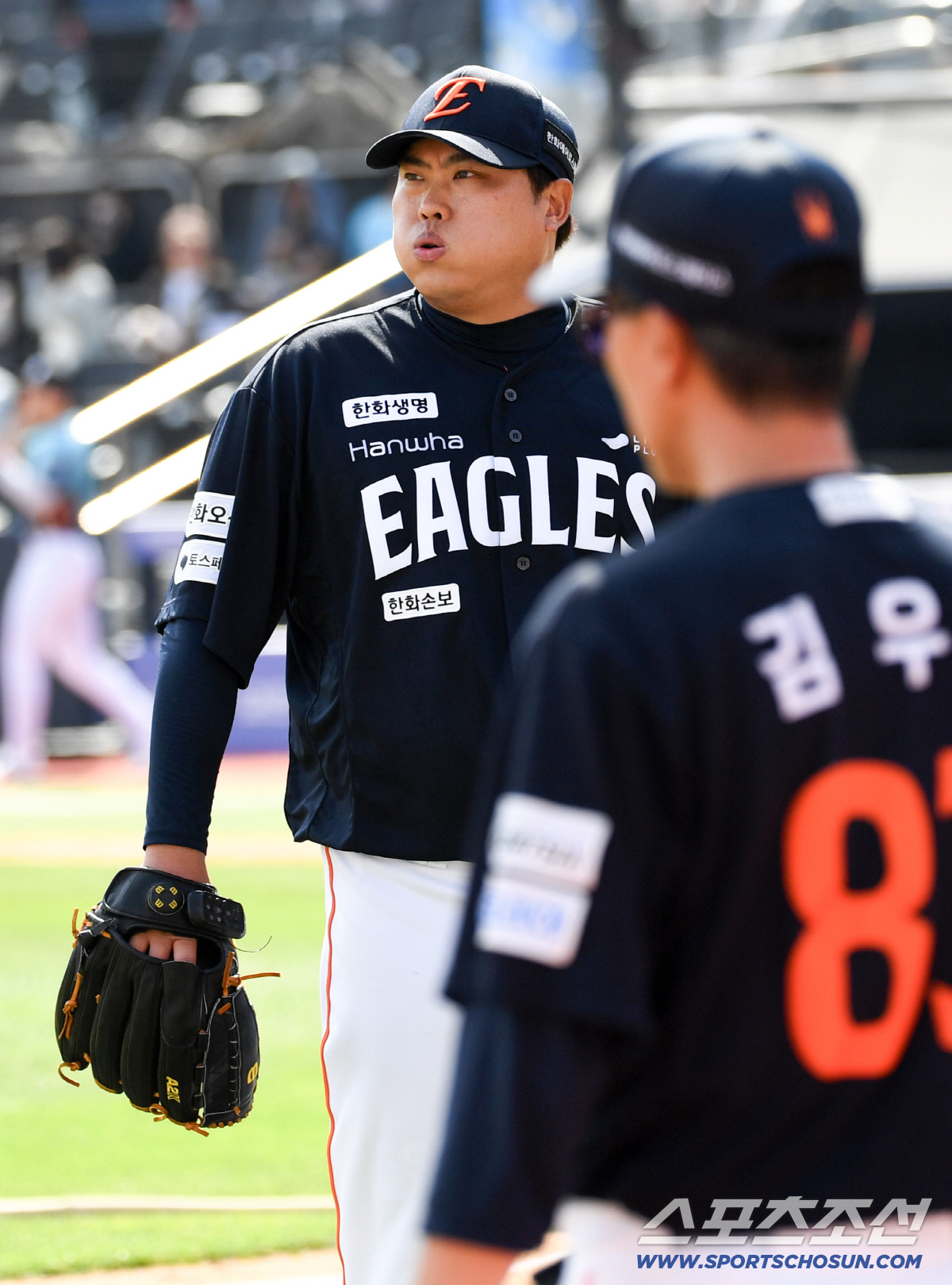 류현진은 5회까지 마운드를 책임졌다.