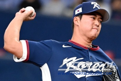 3일 일본 오사카 교세라돔에서 열린 WBC(월드베이스볼클래식) 한국과 오릭스 버팔로스의 경기. 4회말 고우석이 역투하고 있다. 오사카(일본)=허상욱 기자 wook@sportschosun.com/2026.03.03/