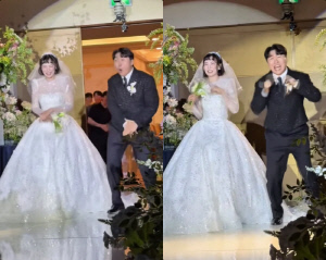 '홍박사' 조훈, ♥71만 유튜버와 결혼..'아기 분장' 이재율 화동→'낭만부부' 축가까지 유쾌