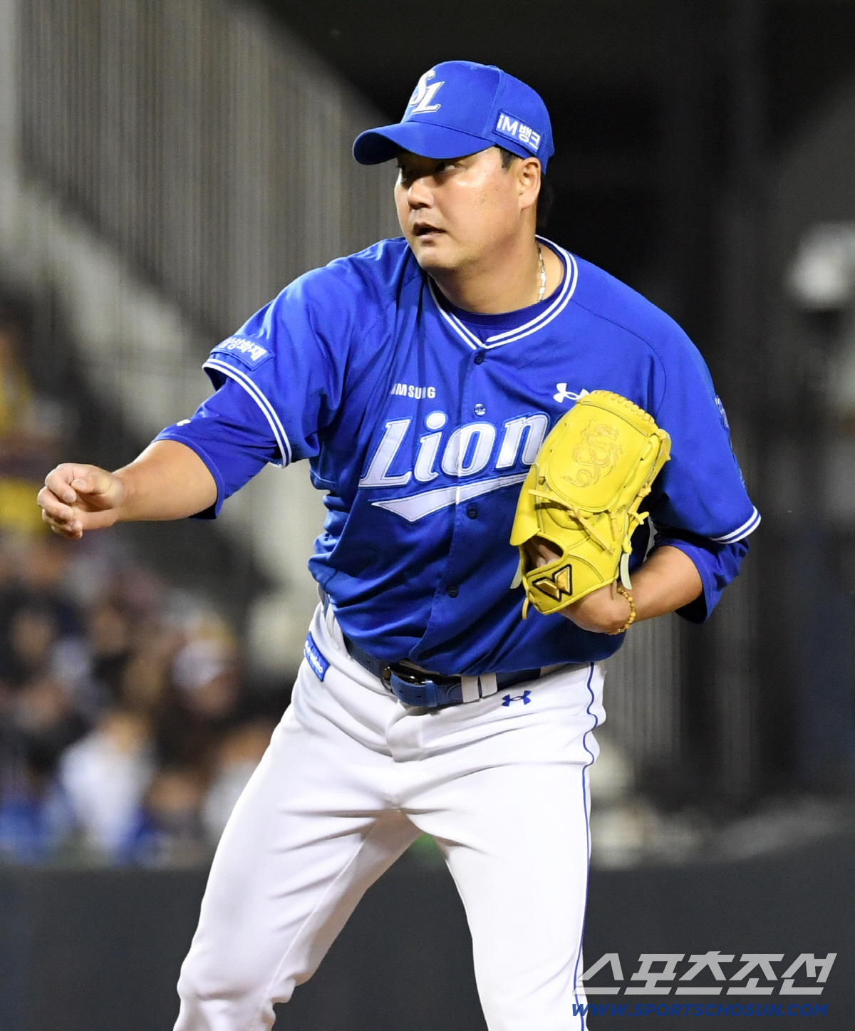 12일 잠실구장에서 열린 LG와 삼성의 경기. 삼성 김태훈이 역투하고 있다. 잠실=박재만 기자 pjm@sportschosun.com/2026.05.12/