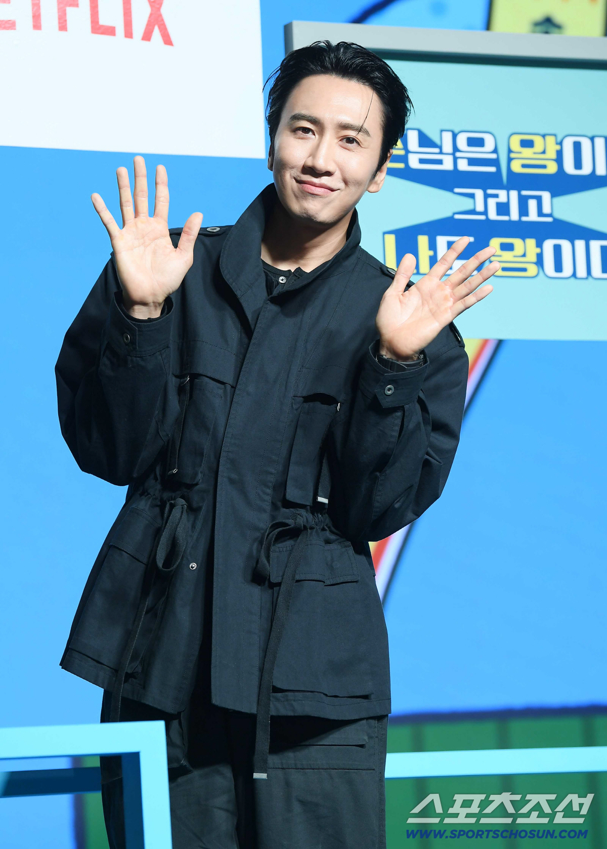 넷플릭스 예능 '유재석 캠프' 제작발표회가 19일 오전 서울 동대문 JW메리어트호텔에서 열렸다. 이광수가 포즈 취하고 있다. 정재근 기자 cjg@sportschosun.com/2026.5.19