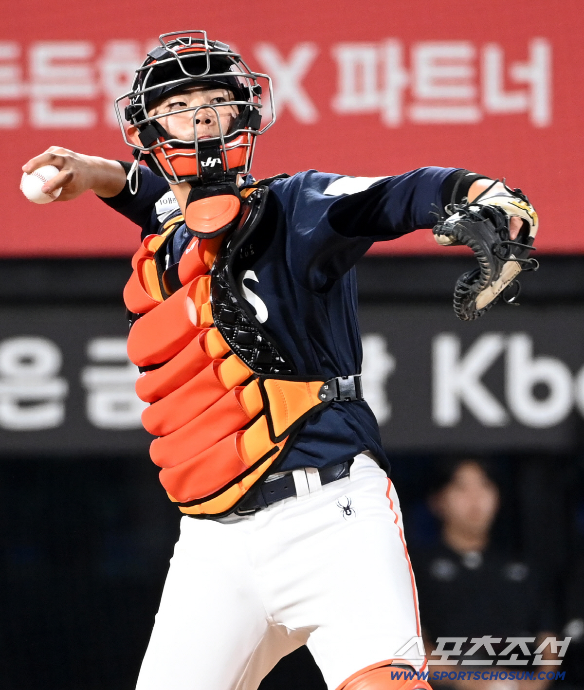 15일 수원KT위즈파크에서 열린 한화와 KT의 경기. 수비에 나선 한화 포수 허인서. 수원=허상욱 기자 wook@sportschosun.com/2026.05.15/