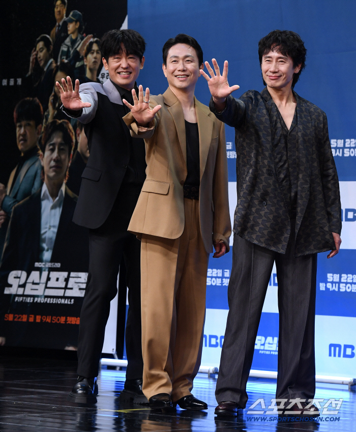 [SC현장] '극한직업' 앙숙 신하균·오정세→막내 허성태…'오십프로', 금토극 정상 오를까(종합)