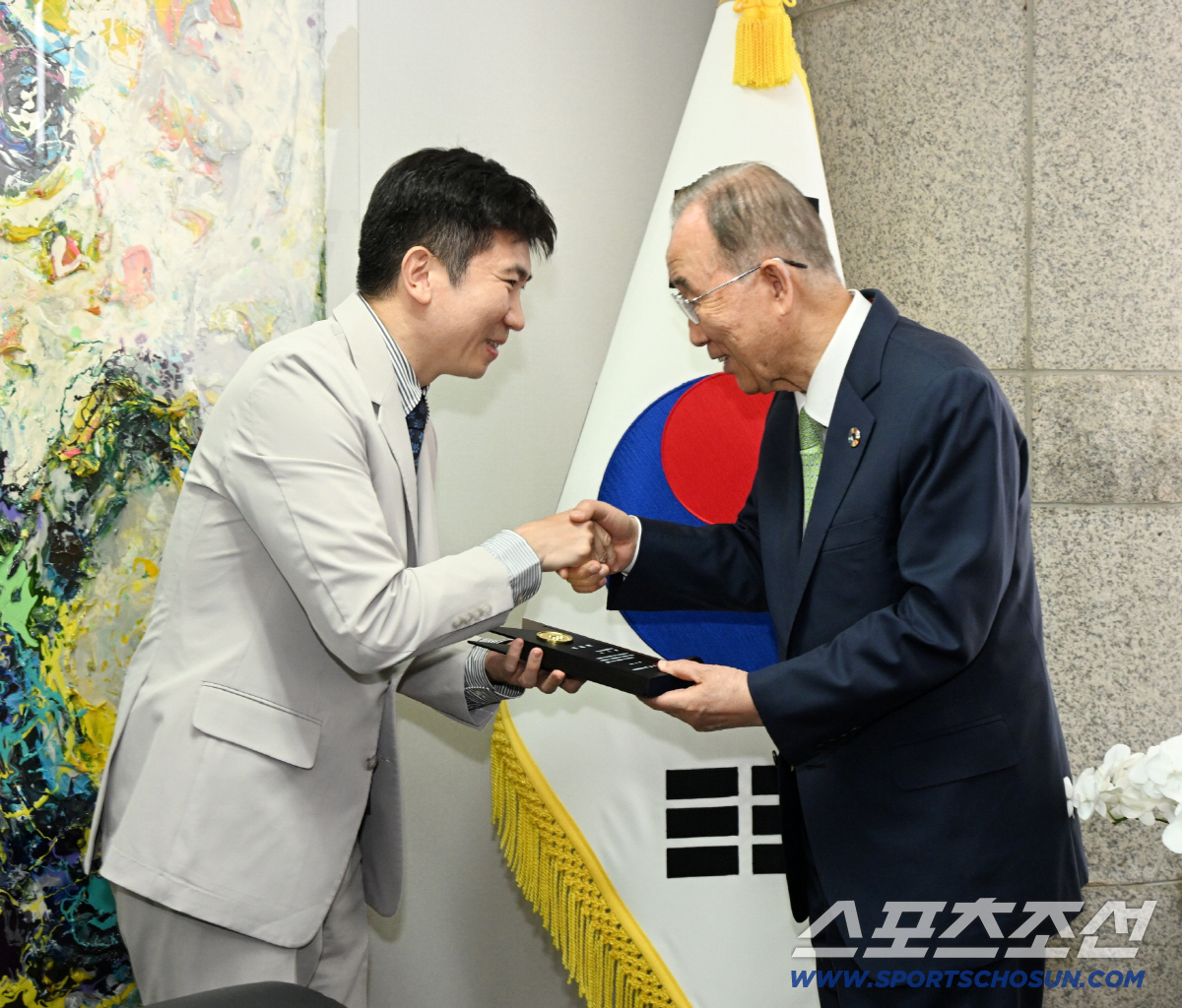 [공식발표]반기문 전 UN사무총장, 대한체육회 초대 명예고문 위촉