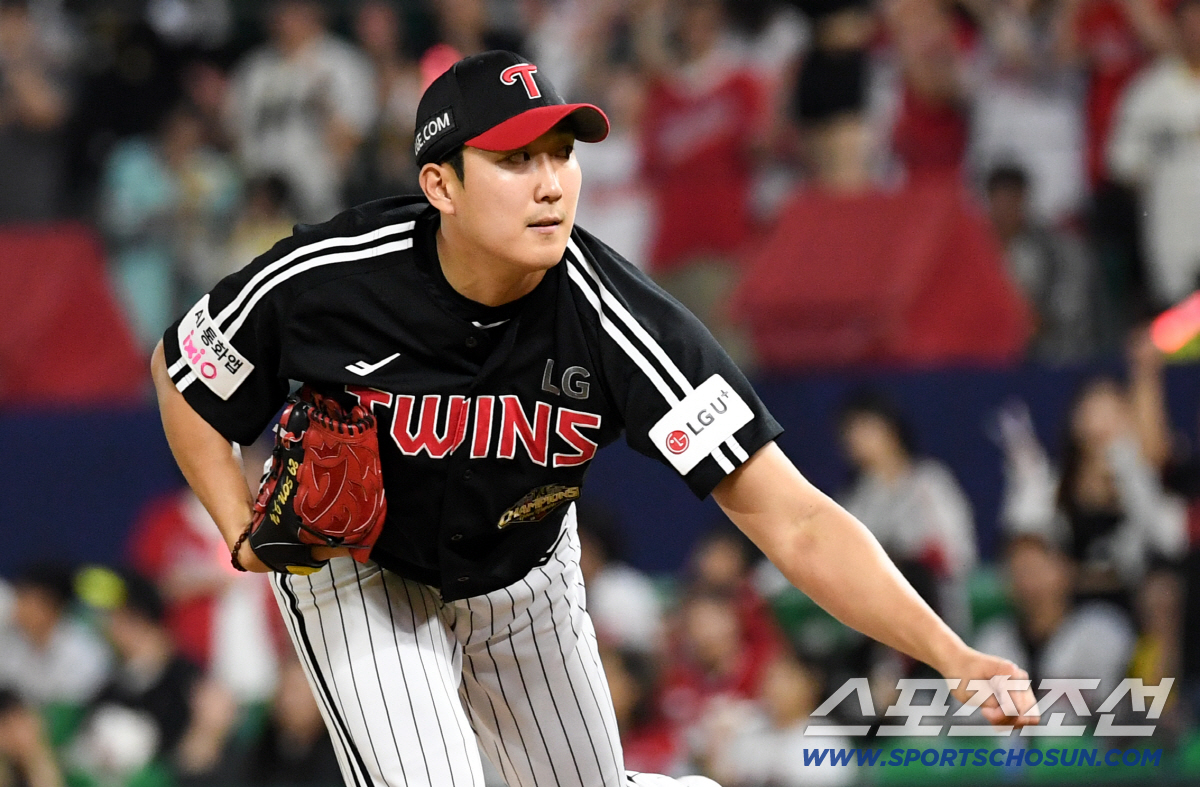 15일 인천SSG랜더스필드에서 열린 SSG와 LG의 경기. LG 손주영이 있다. 인천=박재만 기자 pjm@sportschosun.com/2026.05.15/