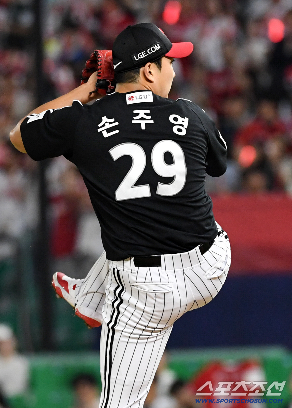 15일 인천SSG랜더스필드에서 열린 SSG와 LG의 경기. LG 손주영이 있다. 인천=박재만 기자 pjm@sportschosun.com/2026.05.15/