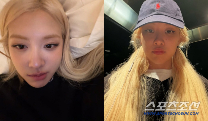 로제, 민낯 침대 셀카도 화보 그 자체…몽환 분위기 독보적 아우라