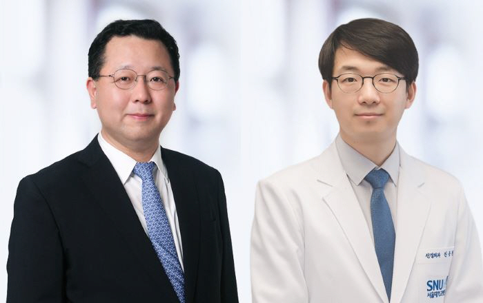 서울대병원 신경과 주건 교수(왼쪽)와 중환자의학과 신용원 교수