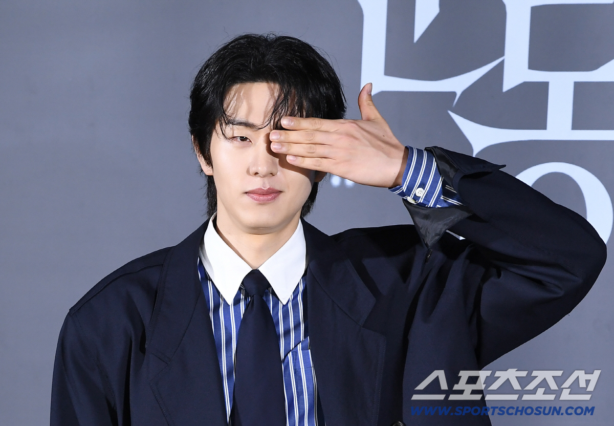 영화 '눈동자' 제작보고회가 26일 오전 서울 CGV용산아이파크몰에서 열렸다. 배우 이승룡이 포즈 취하고 있다. 정재근 기자 cjg@sportschosun.com/2026.5.26/