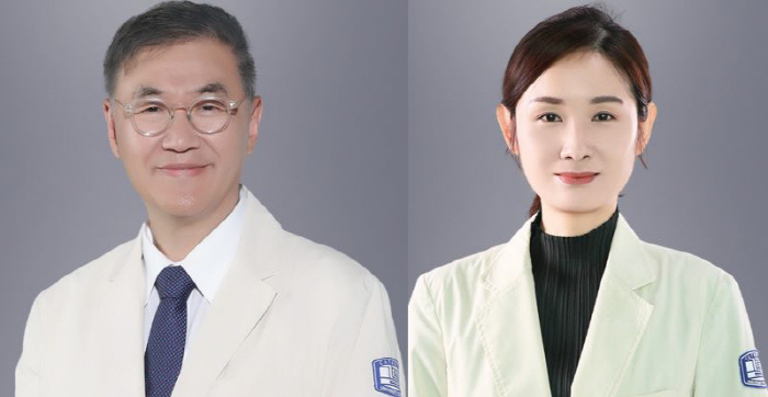 채정호 교수(왼쪽)와 태혜진 교수