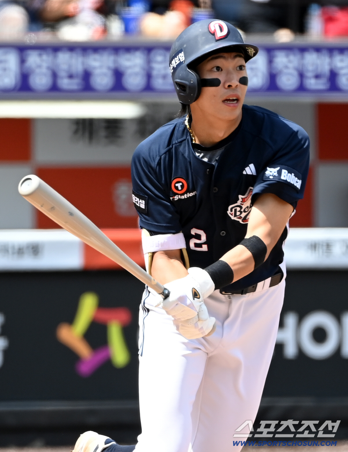 24일 대전 한화생명 볼파크에서 열린 두산과 한화의 경기. 타격을 하는 두산 김민석. 대전=허상욱 기자 wook@sportschosun.com/2026.05.24/