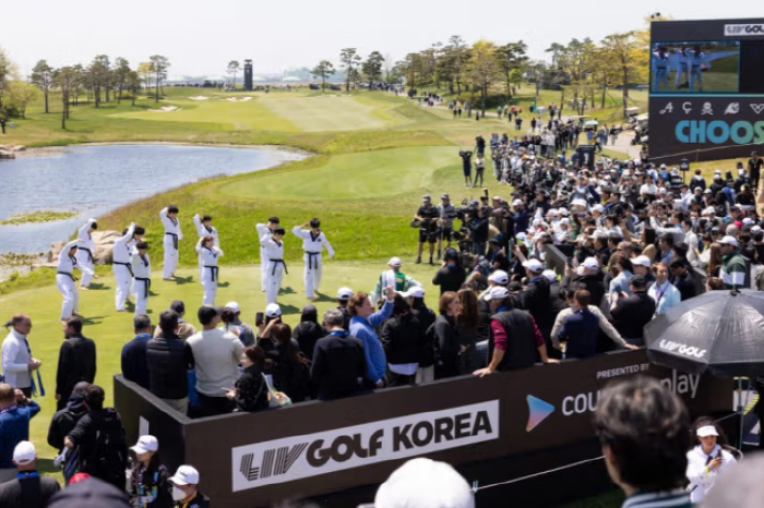 지난해 인천 송도 잭니클라우스GC에서 열린 2025 LIV골프 코리아 당시 모습. 사진출처=LIV골프