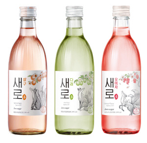롯데칠성음료, 제로 슈거 소주 세번째 과일맛 ‘새로 오미자’ 출시