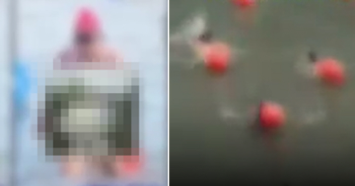 수영대회 여성 참가자 신체 노출 사진 실시간 업로드…주최 측 "죄송"