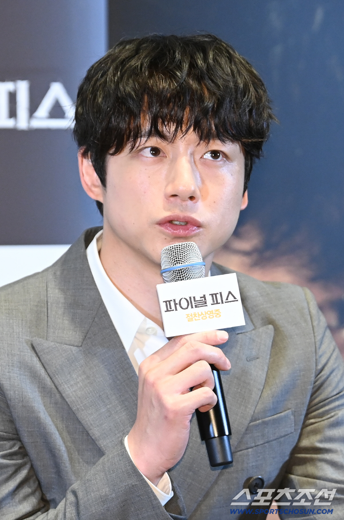 29일 메가박스 코엑스에서 열린 영화 '파이널 피스'의 배우 사카구치 켄타로의 내한 기자간담회, 사카구치 켄타로가 질문에 답하고 있다. 허상욱 기자 wook@sportschosun.com/2026.05.29/