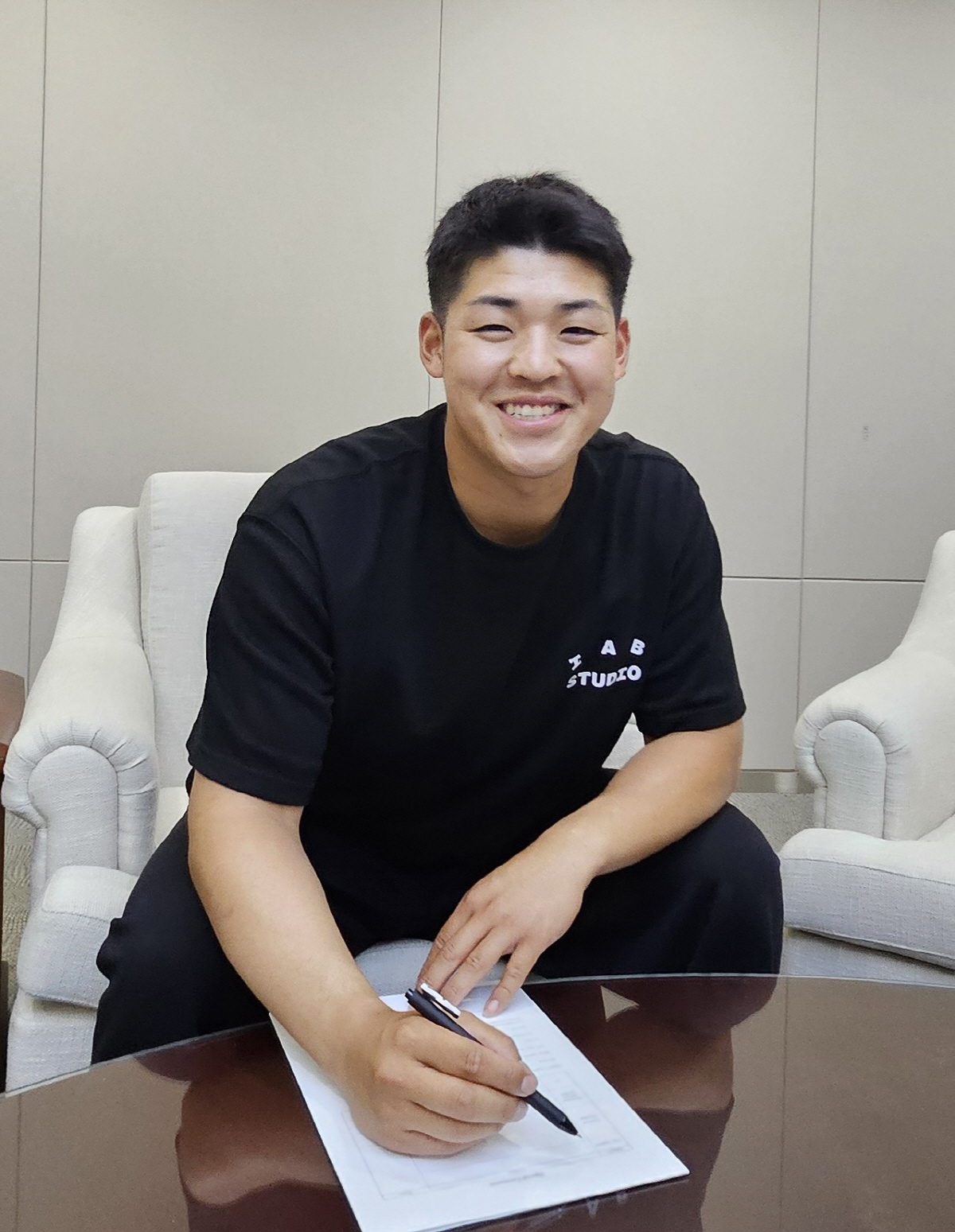 KIA 타이거즈와 계약한 시라카와 케이쇼. 사진제공=KIA 타이거즈