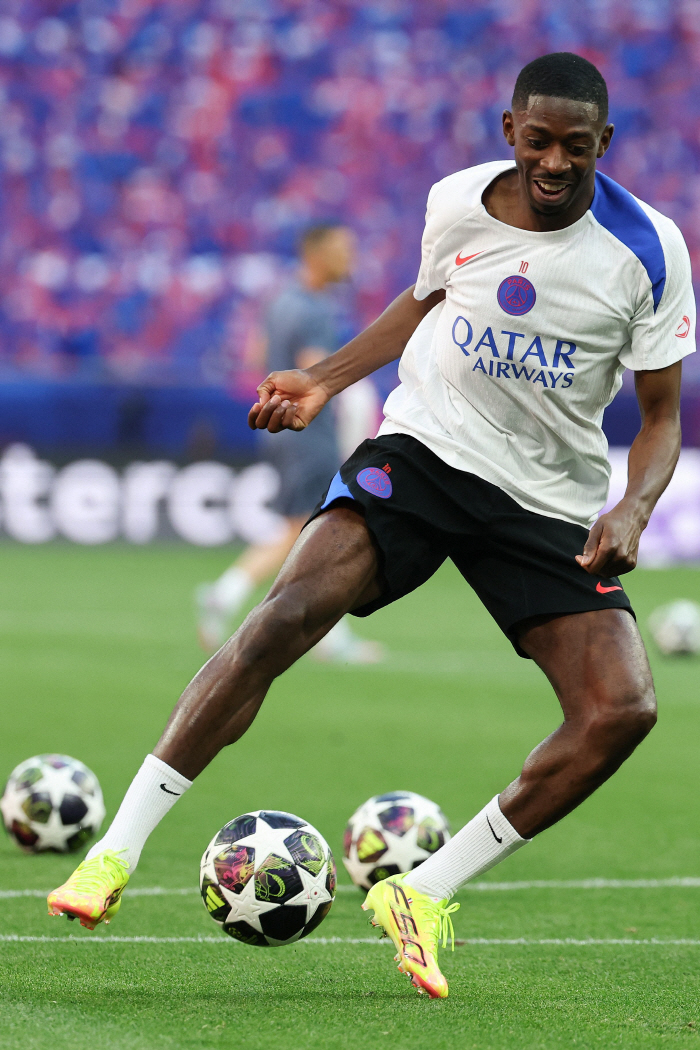 [UCL 기자회견]"몸상태 100% 출격 준비 완료" PSG 에이스 뎀벨레의 당착 각오.."발롱도르 보다 팀 우승이 더 중요하다, 2연패 역사적인 일"
