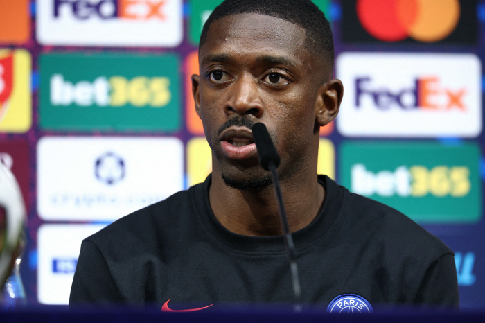[UCL 기자회견]"몸상태 100% 출격 준비 완료" PSG 에이스 뎀벨레의 당착 각오.."발롱도르 보다 팀 우승이 더 중요하다, 2연패 역사적인 일"