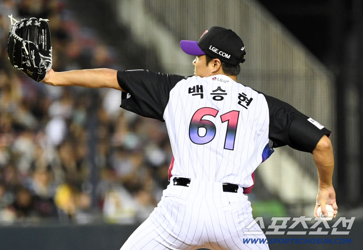 22일 잠실구장에서 열린 LG와 키움의 경기. LG 백승현이 역투하고 있다. 잠실=박재만 기자 pjm@sportschosun.com/2026.05.22/