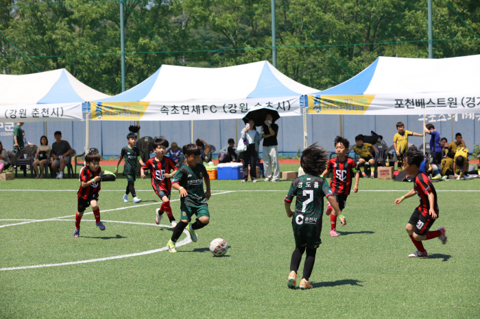 '2026 힐링 양구 사과컵 전국 유소년 축구클럽 페스티벌', 2일차도 뜨거운 열기