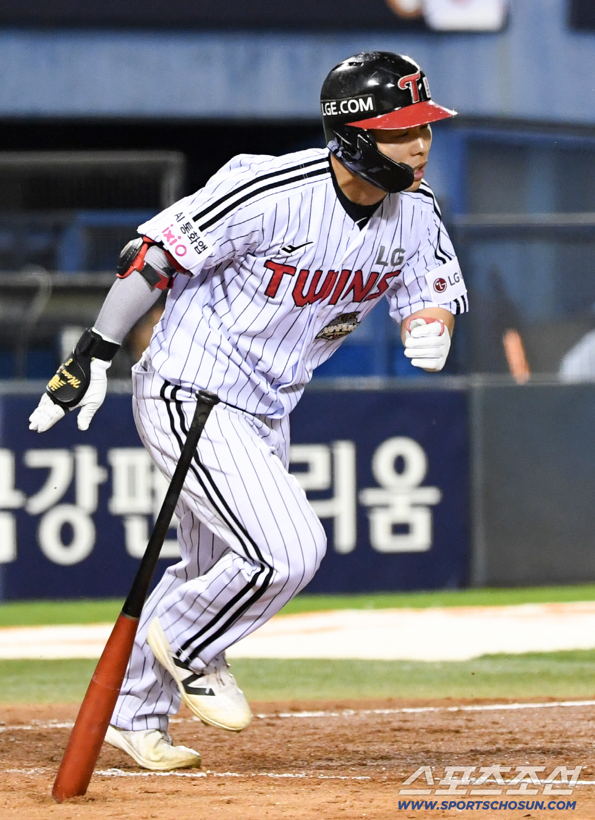 23일 잠실구장에서 열린 LG와 한화의 경기. LG 문성주가 타격을 하고 있다. 잠실=박재만 기자 pjm@sportschosun.com/2026.04.23/