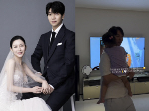 '이다인♥' 이승기, 2살 딸과 껌딱지 일상..'불후' 우승에 뽀뽀 쪽