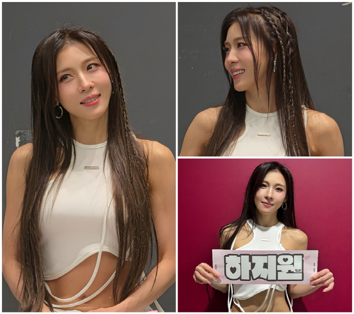 '23년만 음방' 하지원, 흑역사 지운 미모...복근까지 '현역 걸그룹 비주얼'
