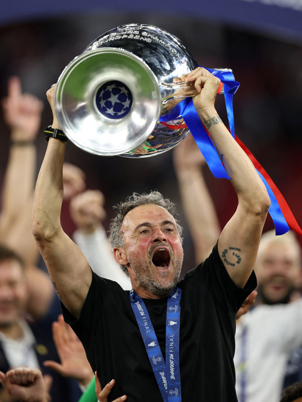 '챔스 2연패 위업!' PSG 승부사 엔리케 "행운이 함께하는 파리, 레전드? 관심 없어"[파리생제르맹 VS 아스널]