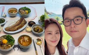 '시험관 고백' 김지민, ♥김준호에 '황제 밥상' 대접...식단 확 바꿨다