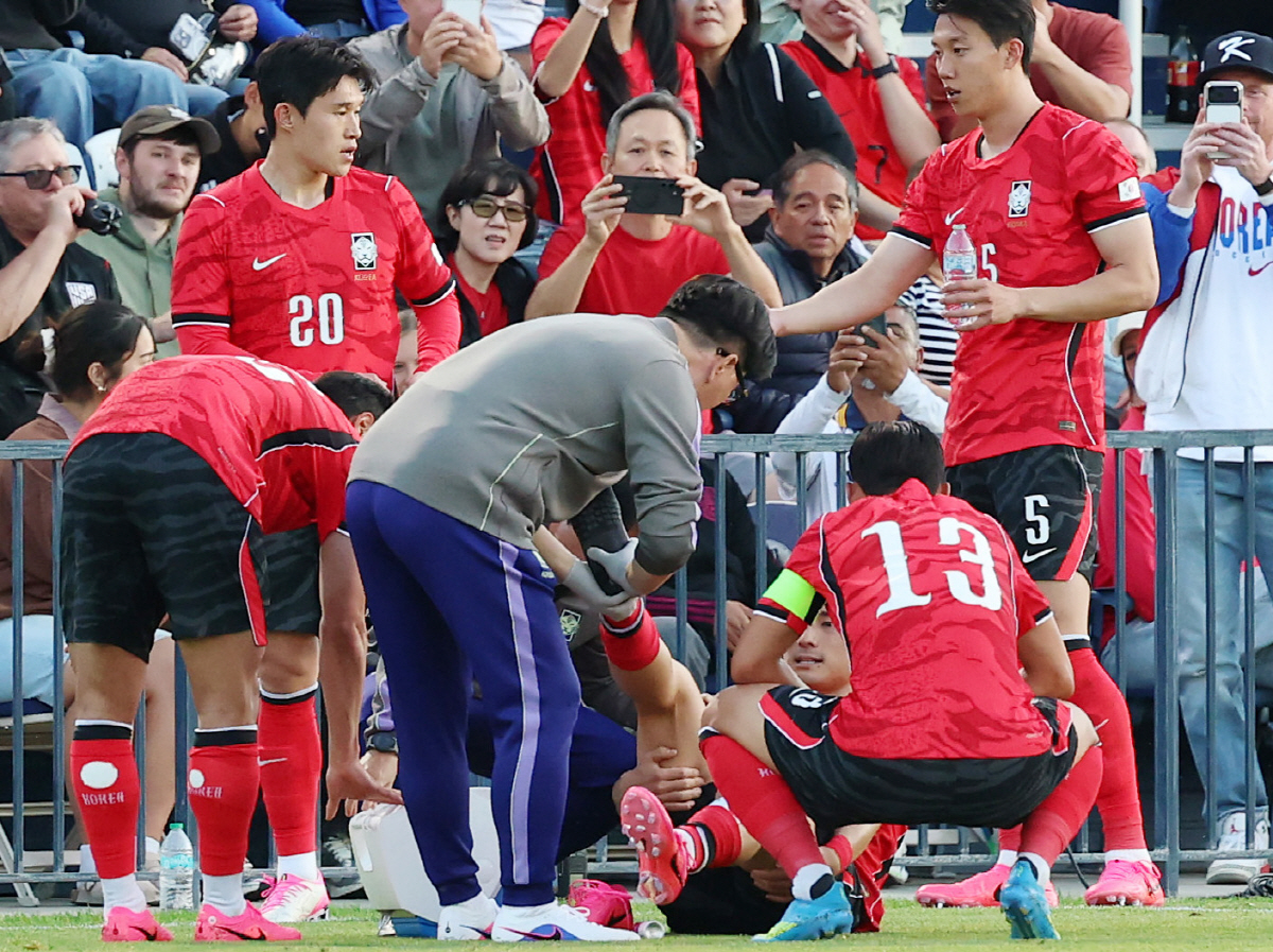 "치료 잘해서 좋은 모습 보여줬으면" 이근호 해설위원의 바람, 이뤄지지 못했다...홍명보호 결국 결단 "조유민 부상, 조위제 대체 발탁"