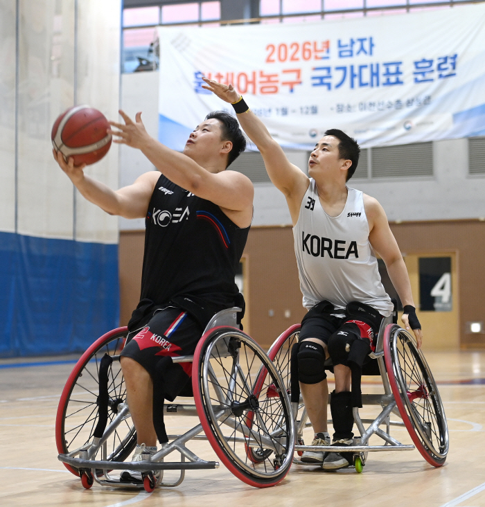세계무대를 향해 다시 한번 점프볼…男 휠체어농구, 세계선수권 패자부활전 출격 "할 수 있는 데까지 열심히 준비해 도전"