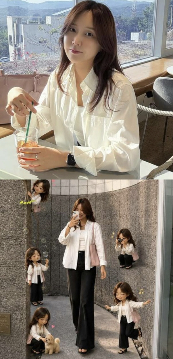 27기 정숙, 연애 중이었네..♥남친과 커플룩 데이트 공개 "미니미 귀여워"