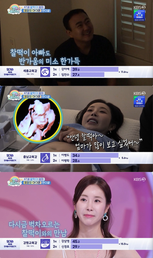 '47세 최고령 산모' 한다감, 의사도 경악한 반전 자궁 상태..."셋째도 가능" (슈돌)