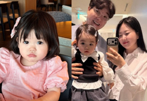 박수홍♥김다예, '광고 18편' 19개월 딸 덕에 5성급 호텔 외식.."재이야 잘 먹었어"