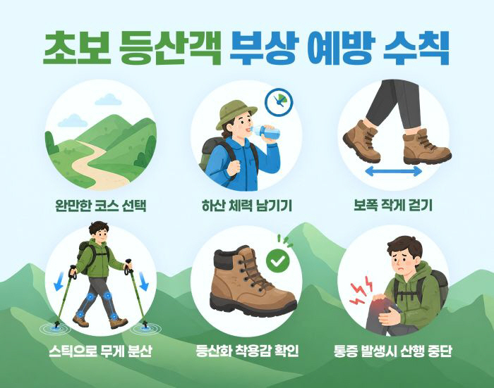 초보 등산객이 챙겨야 할 산행 건강상식…스틱·신발 사용법은?
