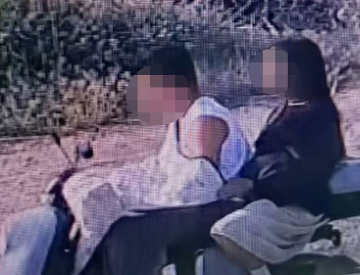 CCTV에 촬영된 절도 용의자들. 사진출처=더우인